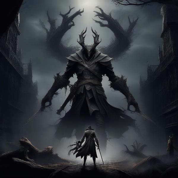 Defeating a Boss in Bloodborne