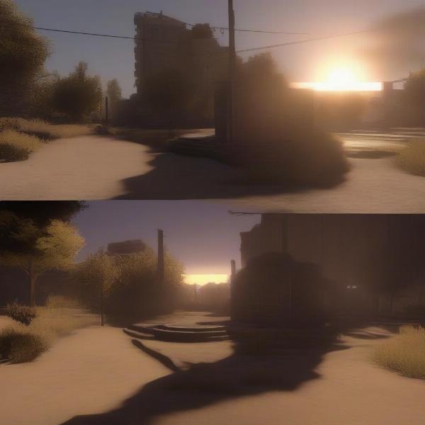 Bloom Comparison in FPS Game
