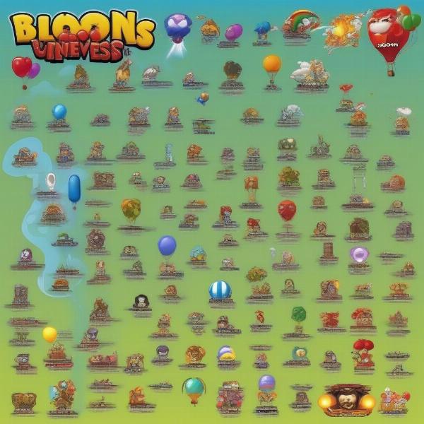Bloons Game Timeline Evolution from 2007 to 2021
