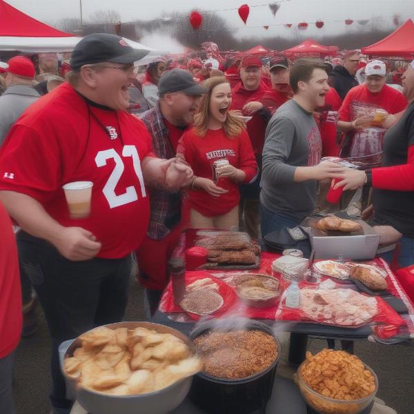 Buckeyes Fans Tailgating