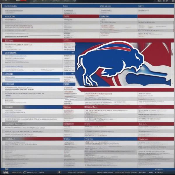 Buffalo Bills Game Broadcast Schedule on TV
