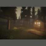 Building a spooky forest environment in Roblox Studio for a Survive the Killer game.