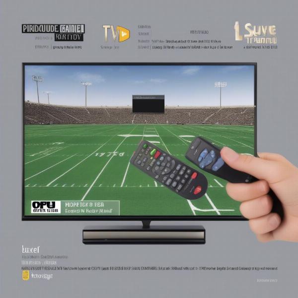 Cable TV Guide for Purdue Game