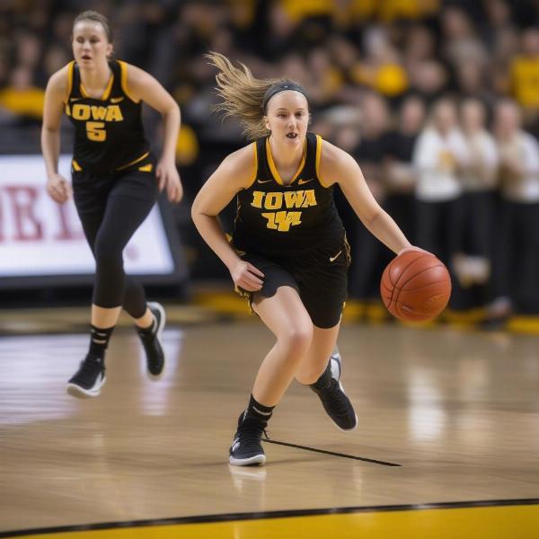 Caitlin Clark Leading the Iowa Hawkeyes