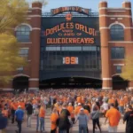 Fans Entering Camden Yards Before an Orioles Game