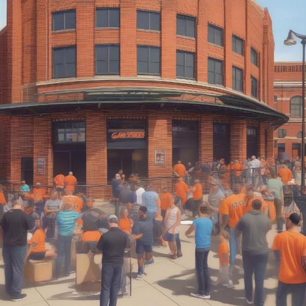 Pre-Game Activities at Camden Yards