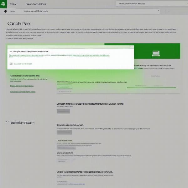Cancelling Game Pass Online