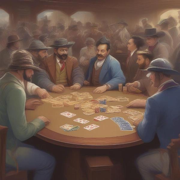 Competitive card game tournament at Top Deck Cards & Games LLC