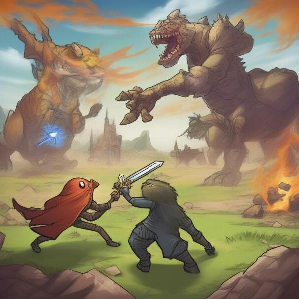 Card Wars Adventure Time Mobile Game: Flooping in Action