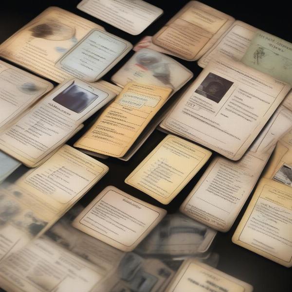 Casefile Truth and Deception Evidence Cards
