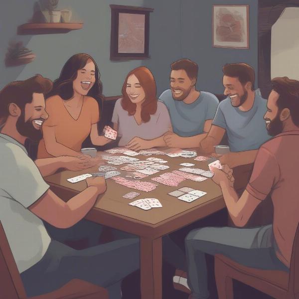 Casual card game night at Top Deck Cards & Games LLC