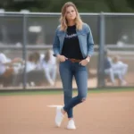 Casual Outfit for a Softball Game