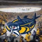 Catfish Thrown on Ice at Nashville Predators Game
