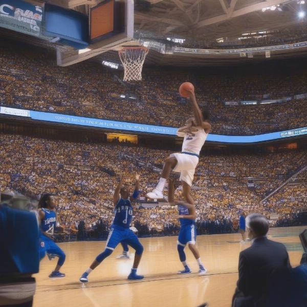 College Basketball Game Broadcast