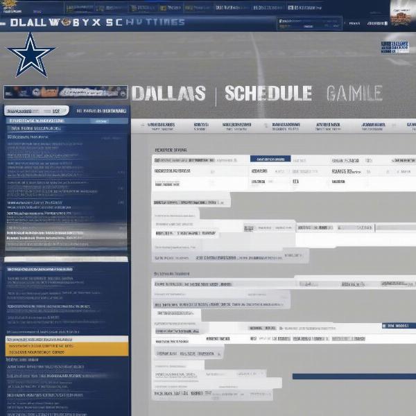 Checking the Dallas Cowboys Game Schedule