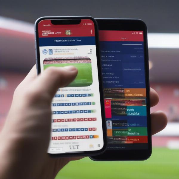 Checking UK Football Schedule on Phone on Saturday