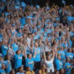 Chicago Sky Fans Celebrating a Victory