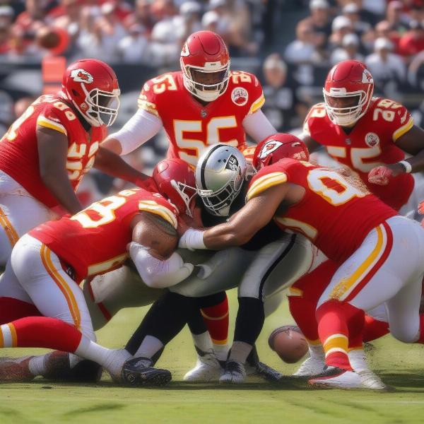 Chiefs Defense Dominates the Raiders Offense