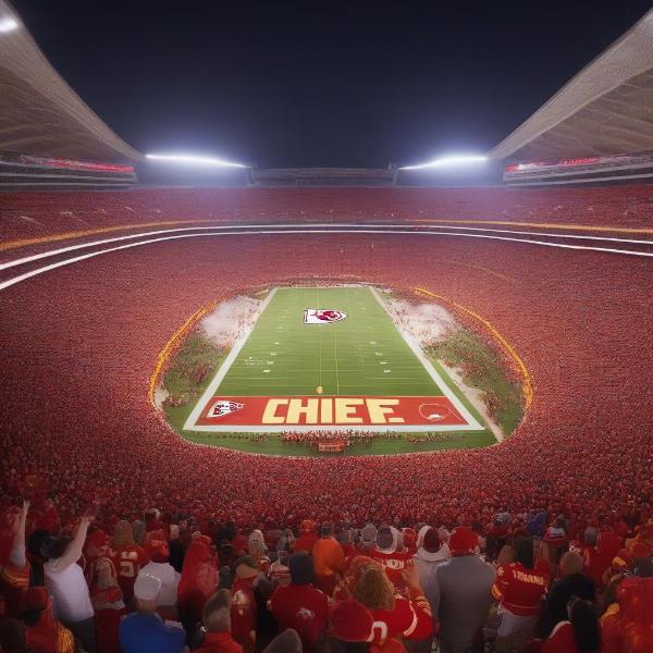 Kansas City Chiefs Fans at Arrowhead Stadium