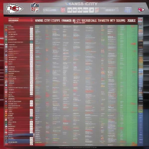 Chiefs Game Broadcast Schedule on Different Networks