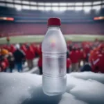 Frozen Water Bottle at Chiefs Game