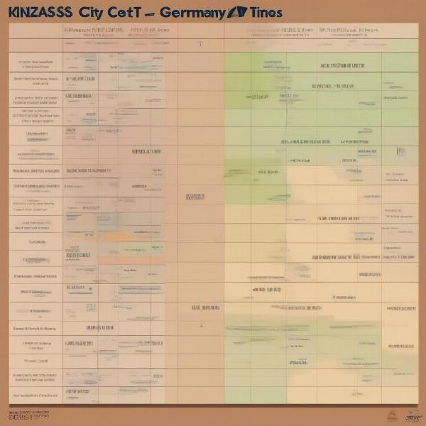 Chiefs Game Time Zone Conversion Chart
