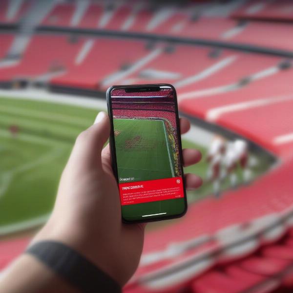 Watching Chiefs Game on Mobile Device