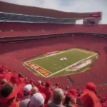 Chiefs fans at Arrowhead Stadium creating an electrifying atmosphere