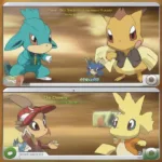 Choosing your starter Pokemon in Pokemon X