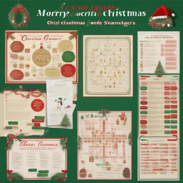 Printable Christmas Games for Adults