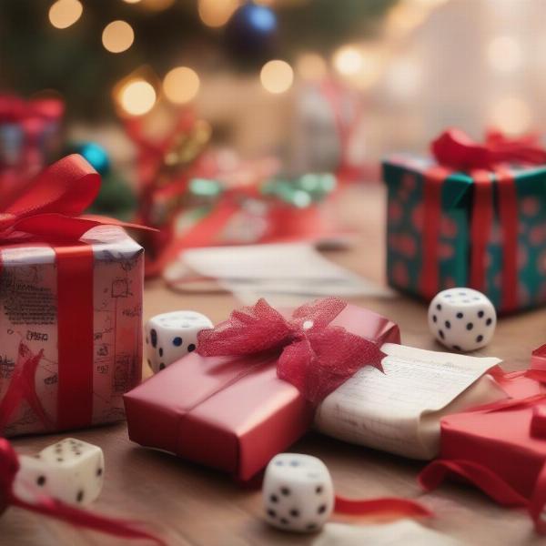 Christmas Dice Game with Prizes