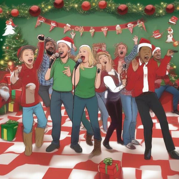 Christmas Karaoke Name That Tune Party 