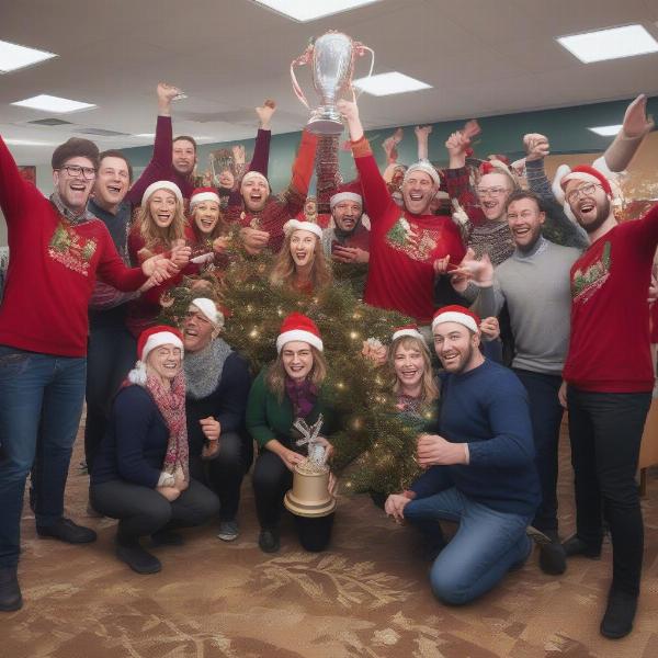Christmas Office Party Games Trivia Winners