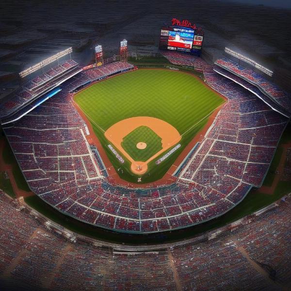 Citizens Bank Park Panoramic View: A Baseball Haven