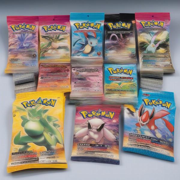 Classic Japanese Pokemon Card Booster Pack Collection