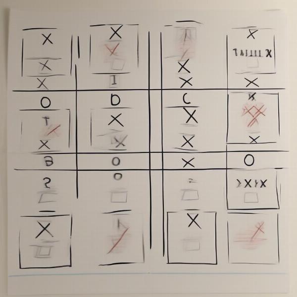 Classic Paper Games: Tic-Tac-Toe, Dots and Boxes, Hangman