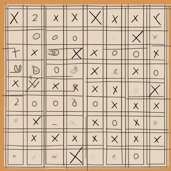 Classic paper games like Tic-Tac-Toe, Hangman, and Dots and Boxes.