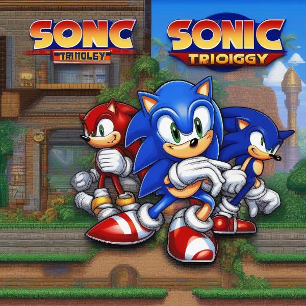 Classic Sonic Games on Sega Genesis