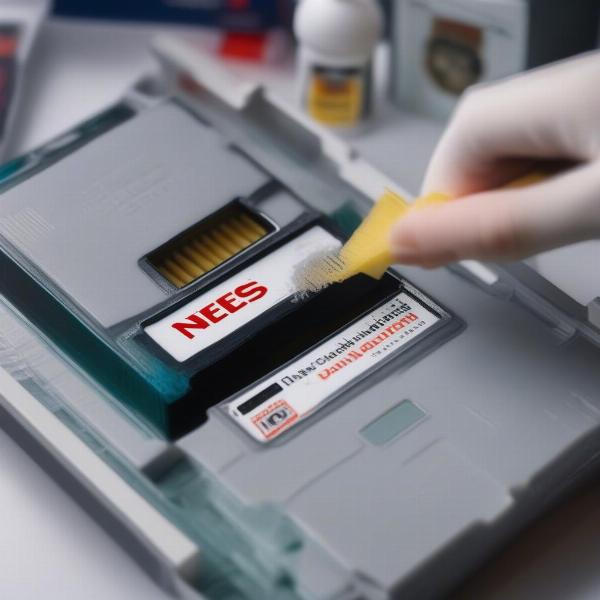 Cleaning NES Cartridges with Isopropyl Alcohol