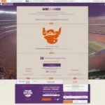 Clemson vs. Alabama Game Schedule Screenshot