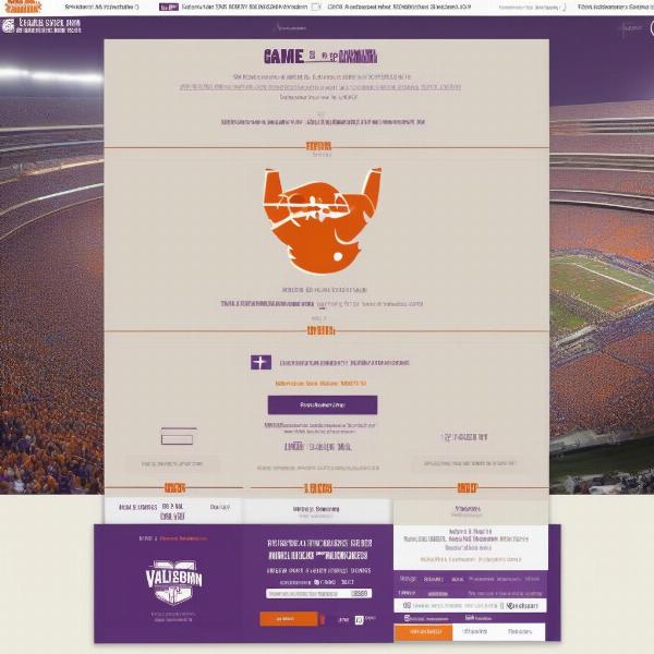 Clemson vs. Alabama Game Schedule Screenshot