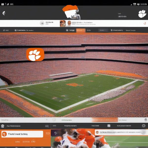 Clemson Game Score Updates on Social Media