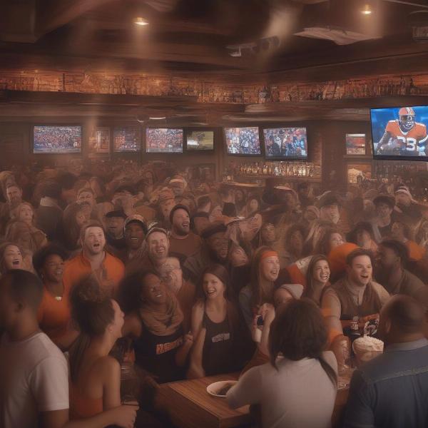Watching Cleveland Browns Games at a Sports Bar
