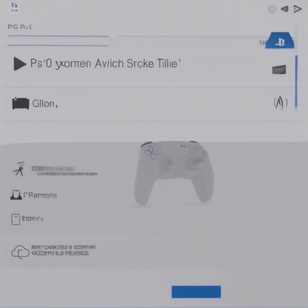 Closing a game on PS5 via the home screen