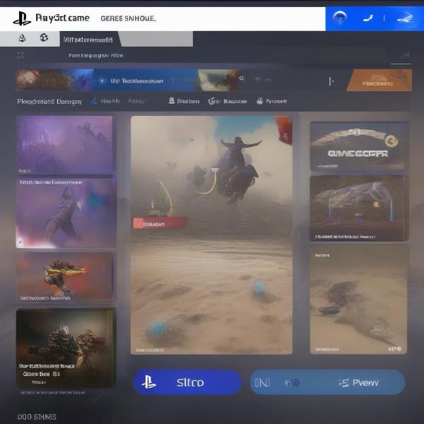 Closing a PS5 game via the Game Hub