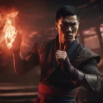 Cole Young in the 2021 Mortal Kombat Movie