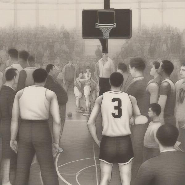 College Basketball Free Throw Shot