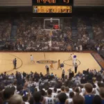 College Basketball Game Clock Stoppage