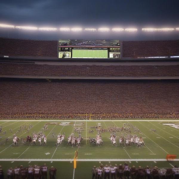 College Football Overtime Scenario