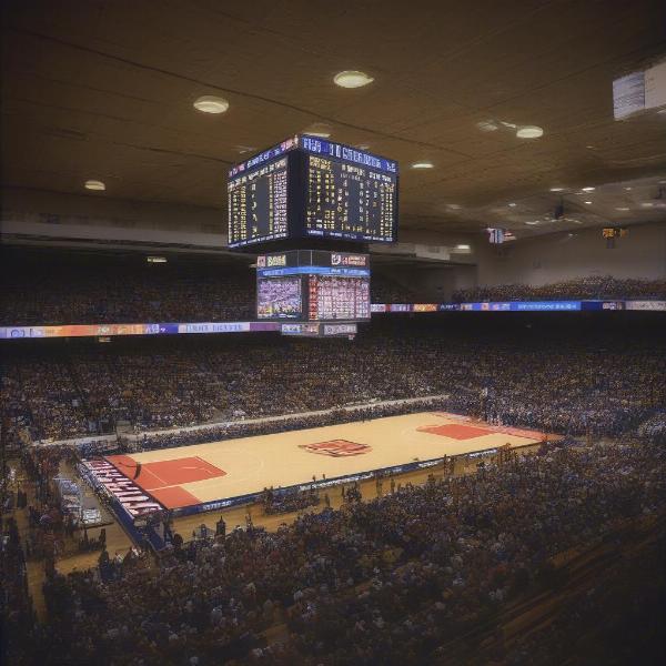 College Men's Basketball Game Clock and Scoreboard